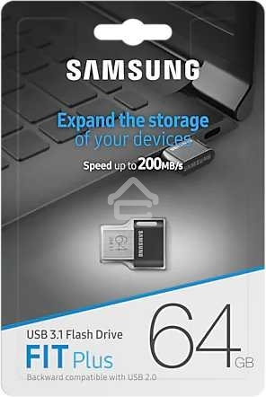 Флешка USB R/W  64GB Samsung FIT Plus, USB 3.1, 300 MB/s
