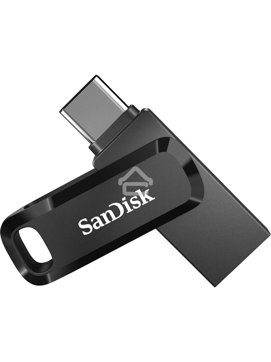 Флеш диск Sandisk 128Gb Ultra Dual Drive Go SDDDC3-128G-G46 USB3.1 черный