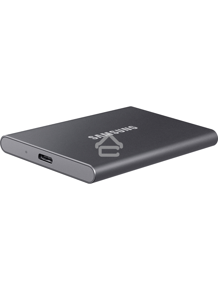Твердотельный накопитель Samsung SSD 2TB T7, USB Type-C, R/W 1000/1050MB/s, Titanium