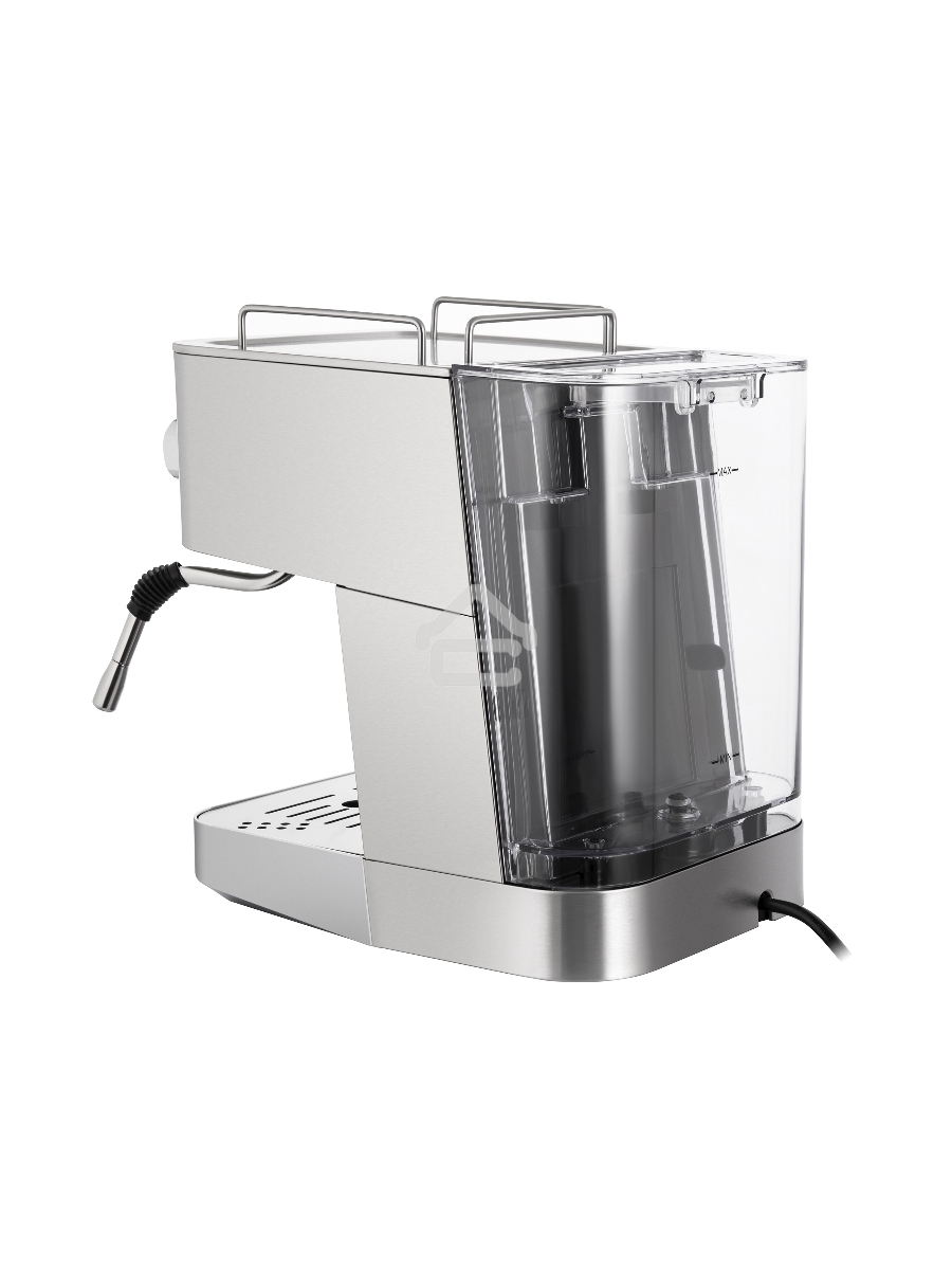 Кофеварка рожковая Maunfeld MF-721S PRO нержавеющая сталь, исп. кофе - молотый/чалды, 1.5 л, 1140 Вт, 15 Бар.