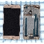 Дисплей для Asus ZenFone 3s Max ZC521TL золотой с рамкой
