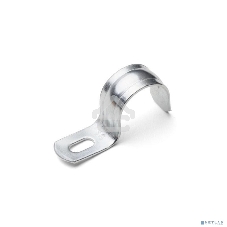 Скоба крепежная однолапковая Fortisflex СМО d19-20 мм метал. оцинк. (уп. 100 шт)