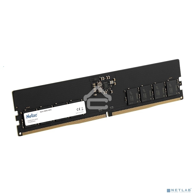 Оперативная память NETAC Basic, DDR5, 16Gb (1x16Gb), 4800MHz, CL40, DIMM