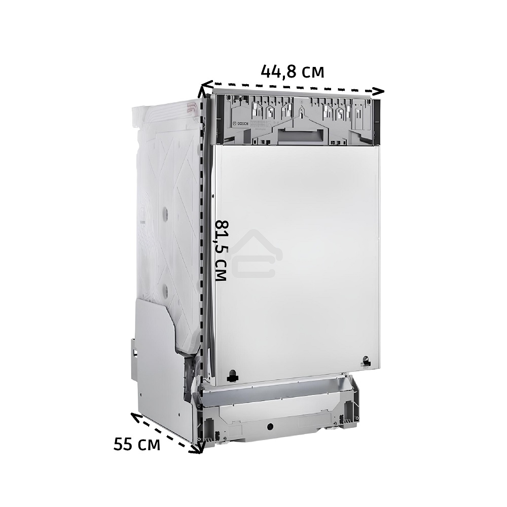 Встраиваемая посудомоечная машина Bosch SMV4HVX03E, серебристый, 59.8 см, 14 компл., 46 дБ, класс D