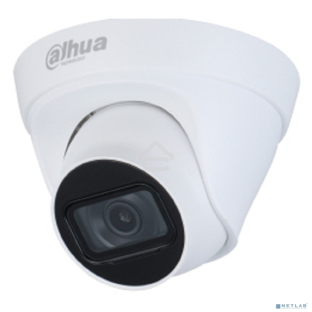 Уличная турельная IP-видеокамера DAHUA DH-IPC-HDW1431T1P-0360B-S6 4Мп, 1/2.9” CMOS, объектив 3.6мм, ИК-подсветка до 30м, IP67, корпус: металл, пластик