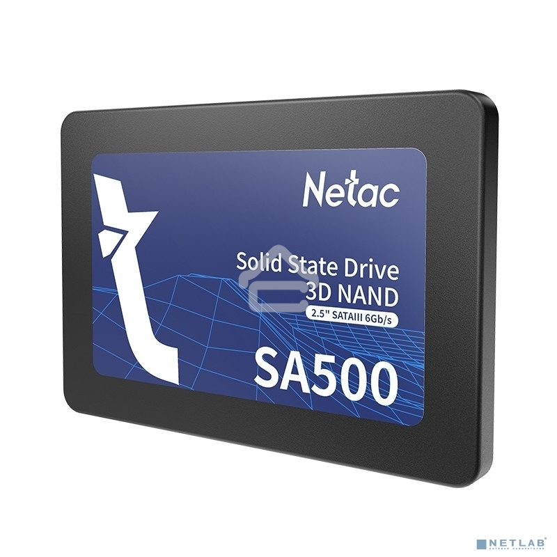 Накопитель SSD Netac SA500, 128Gb, SATA III, 2.5