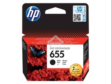 Картридж струйный HP 655 CZ109AE черный для HP DJ IA 3525/4615/4625/5525/6525 (550стр.)