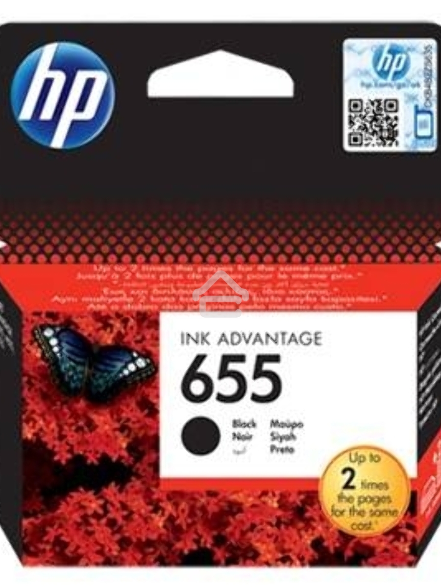 Картридж струйный HP 655 CZ109AE черный для HP DJ IA 3525/4615/4625/5525/6525 (550стр.)