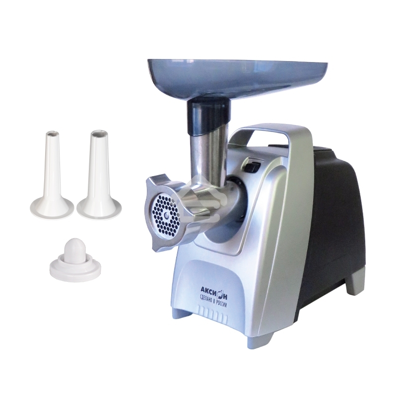 Мясорубка электрическая Аксион М62.01 черный-серебристый