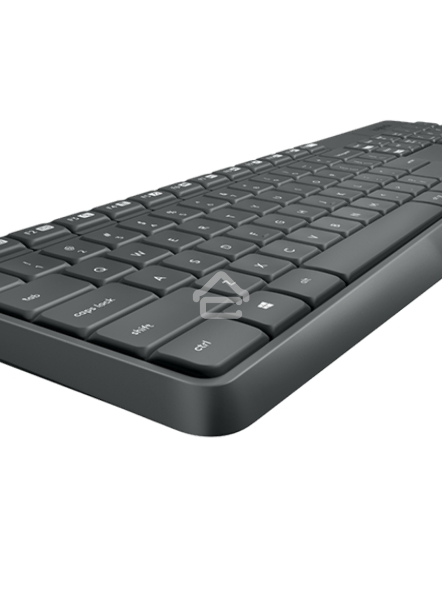 Клавиатура + мышь Logitech MK235 клав:черный мышь:черный USB беспроводная
