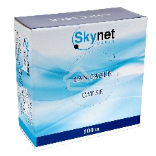 Кабель SkyNet Standart UTP indoor 4x2x0,48, медный, FLUKE TEST, кат.5e, однож., 100 м, box, серый