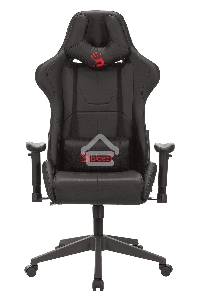 Кресло игровое A4Tech Bloody GC-500, черный, эко.кожа, крестовина пластик