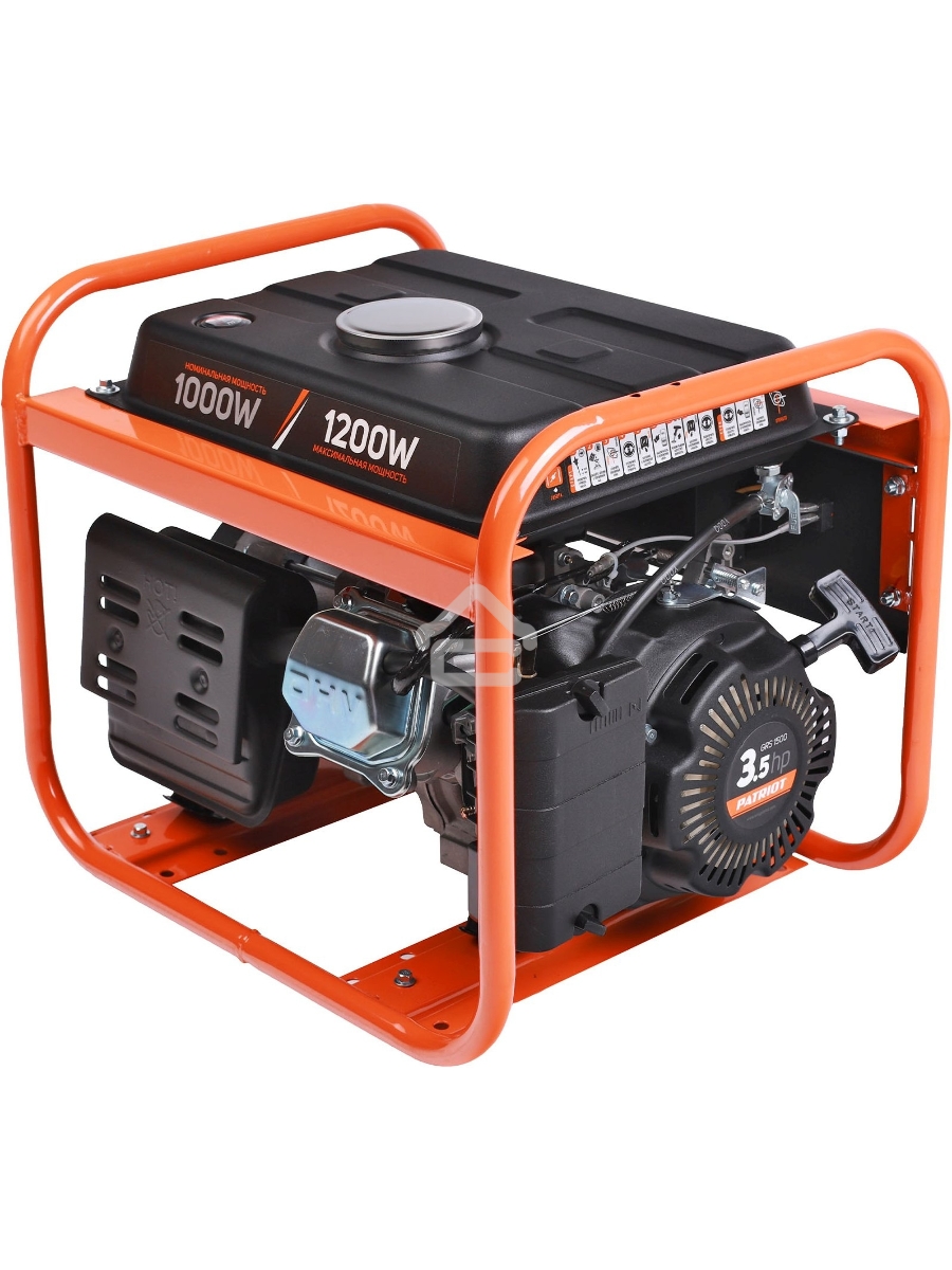 Электрогенератор бензиновый Patriot GRS 1500, 1.2 кВт, 62 дБ, 24 кг