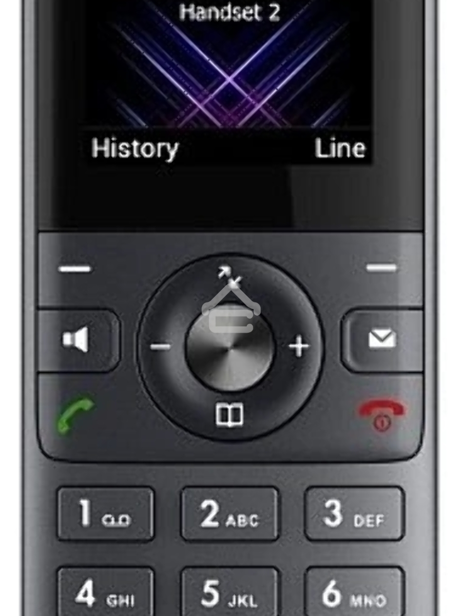 Телефон DECT-трубка Yealink W74H черный