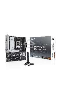 Материнская плата ASUS PRIME B840M-A WIFI, AM5, AMD B840, 4xDDR5, 4xSATA III, 3xM.2, 1xPCIe 4.0 x16, 2xPCIe 3.0 x16 (x1), 2xDP, 1xHDMI, 1x 2.5Gb LAN, Wi-Fi 6E, 2xUSB-A 10Gbps, 1xUSB-C 5Gbps, 4xUSB-A 2.0, 3x3.5 мм, 7.1, micro-ATX