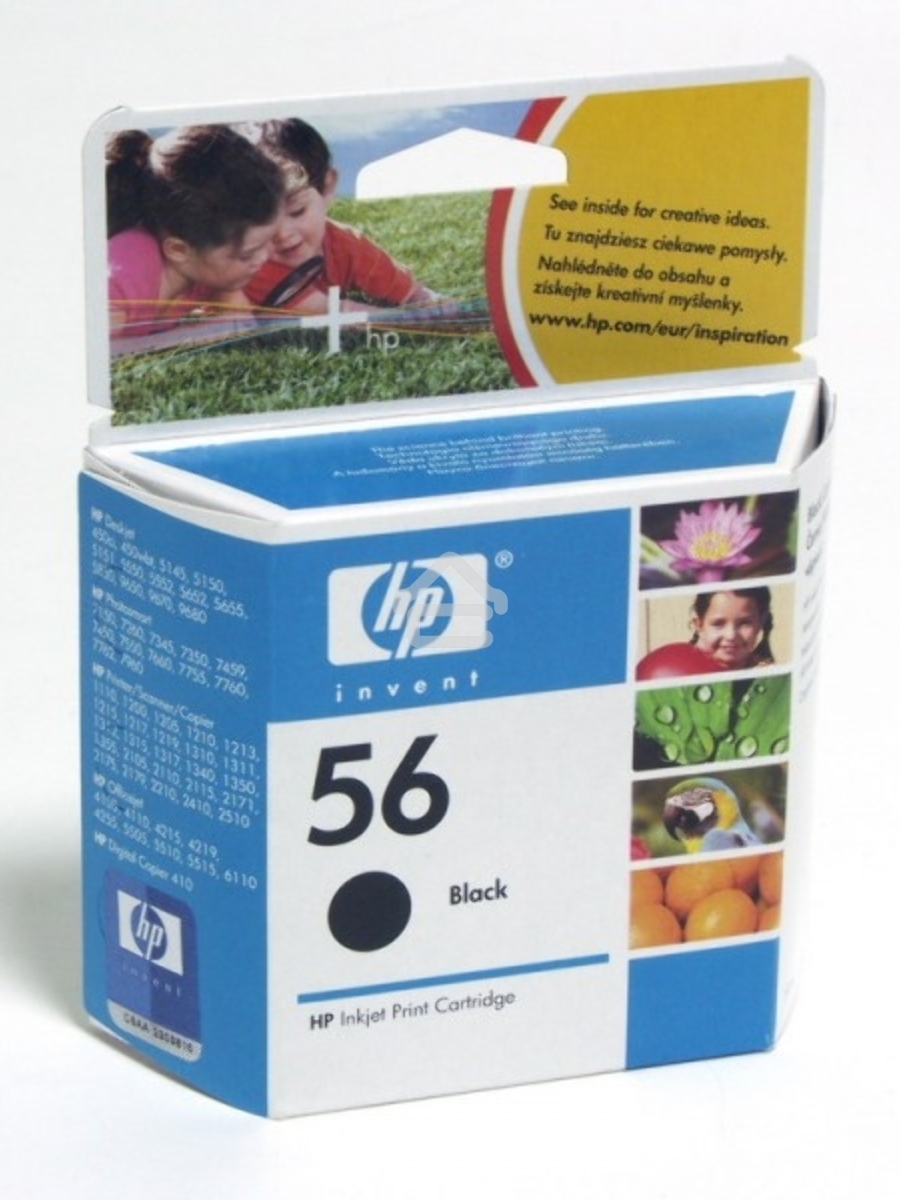 Картридж струйный HP №56 C6656AE черный для HP PCS 2100/DJ 5550/450/PS 7150/7350/7550 (520стр.)