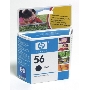 Картридж струйный HP №56 C6656AE черный для HP PCS 2100/DJ 5550/450/PS 7150/7350/7550 (520стр.)
