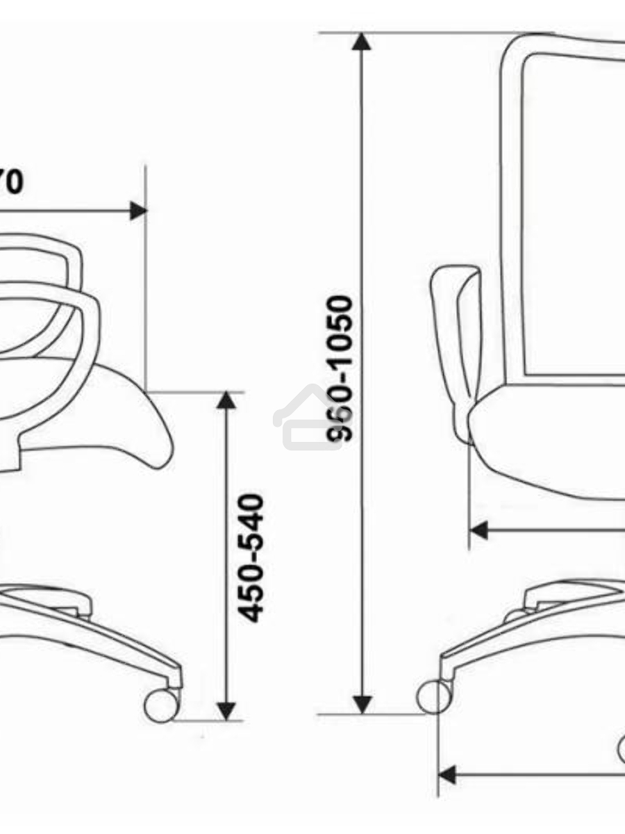 Кресло офисное Бюрократ Ch-599/DB/TW-10N (TW-10N)