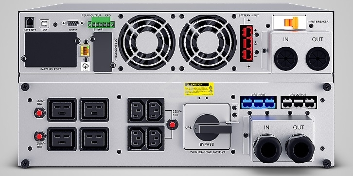 Источник бесперебойного питания CyberPower OLS6KERT5U Online 6000VA/6000W USB/RS-232/Dry/EPO/SNMP/CloudCard/(4 IEC С13, 4 IEC C19, terminal block)/bat.detect./МВ NEW