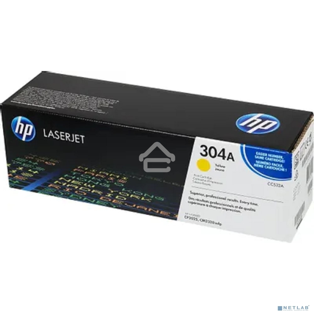 Картридж лазерный HP CC532A желтый для LJ CP2025/CM2320 2800стр.