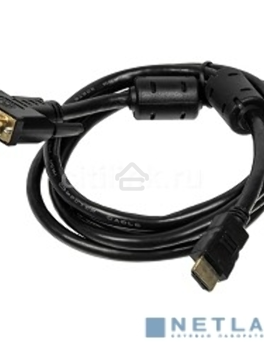 Кабель DVI Buro HDMI19 (m)/DVI-D(m) 1.8м феррит.кольца Позолоченные контакты