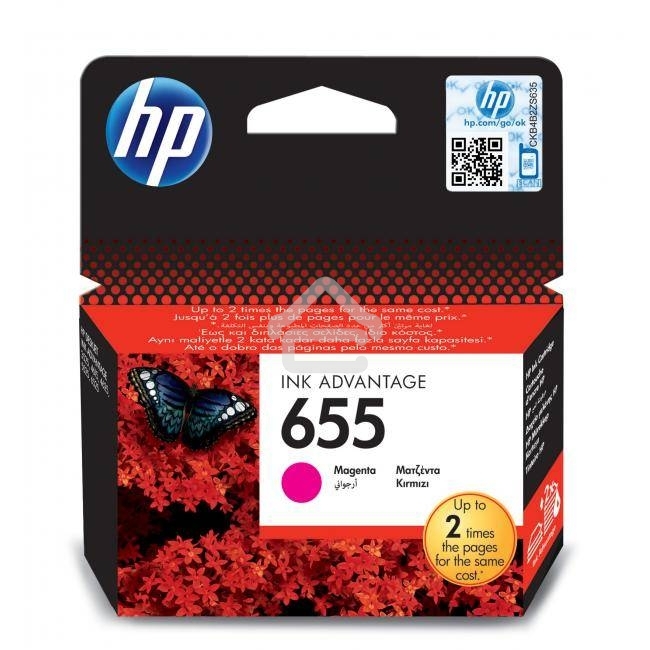 Картридж струйный HP 655 CZ111AE пурпурный для HP DJ IA 3525/4615/4625/5525/6525 (600стр.)