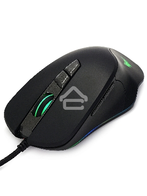 Мышь проводная Crown CMGM-903 черный, 7000 dpi, USB, кнопки - 7