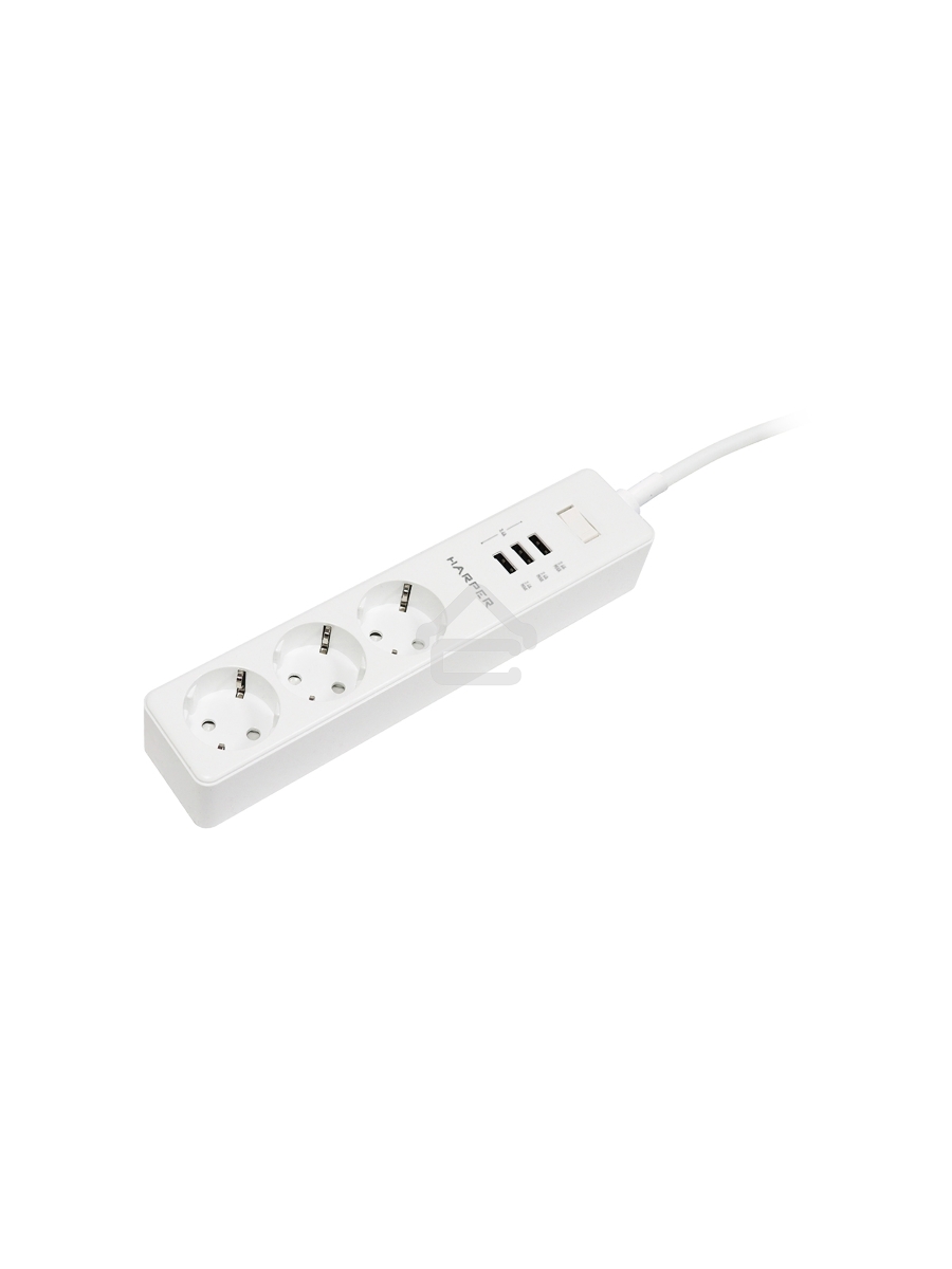 Удлинитель с USB зарядкой Harper UCH-315