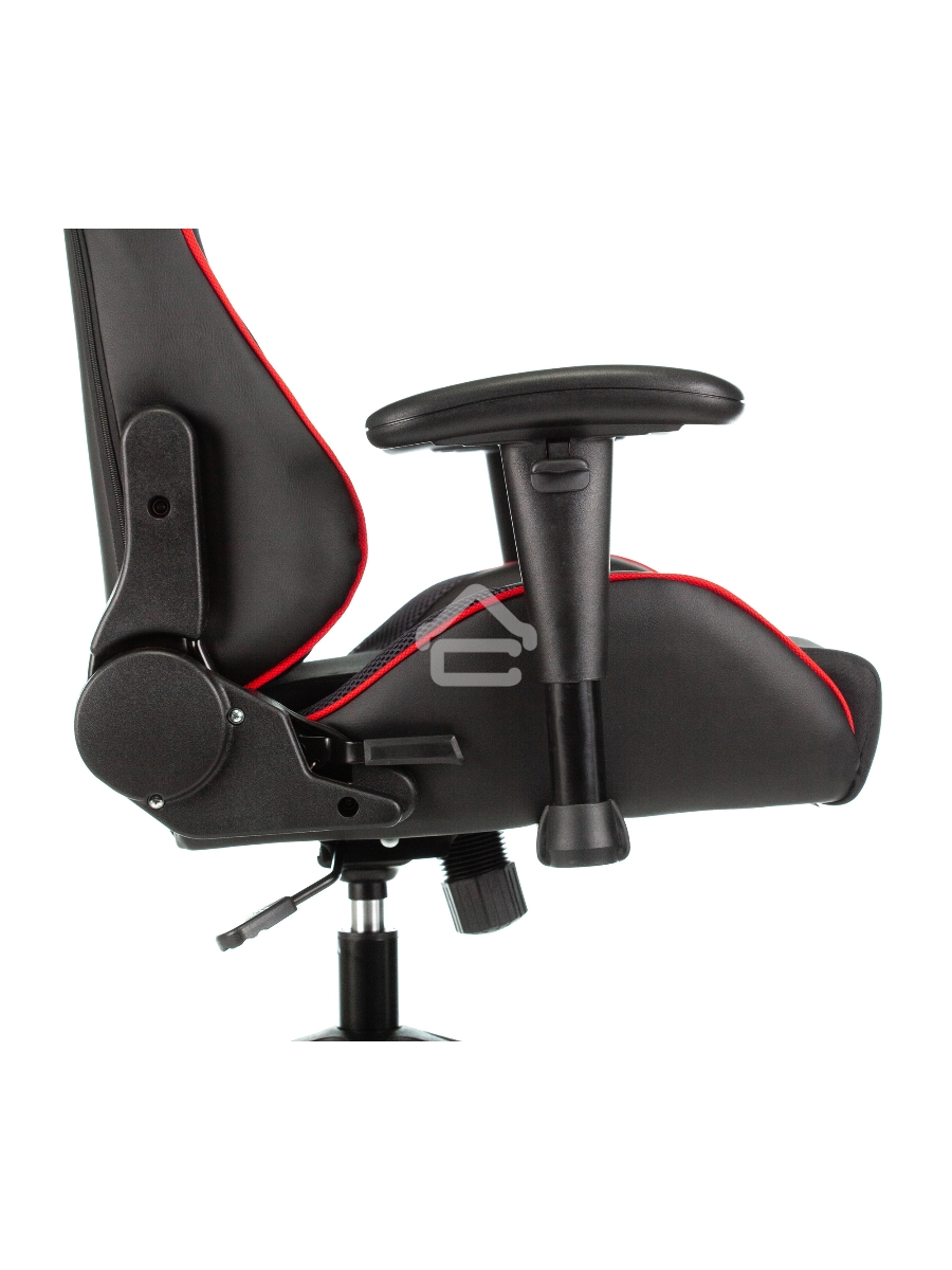 Кресло игровое Бюрократ VIKING 4 AERO RED две подушки черный/красный искусст.кожа/ткань