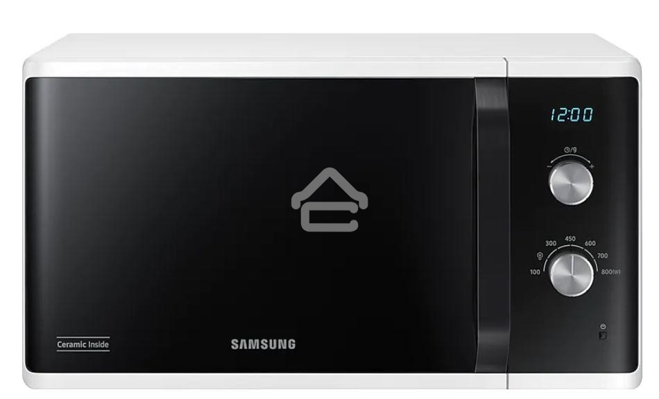 Микроволновая печь Samsung MS23K3614AW белый, 23 л, 800 Вт, переключатели - поворотный механизм