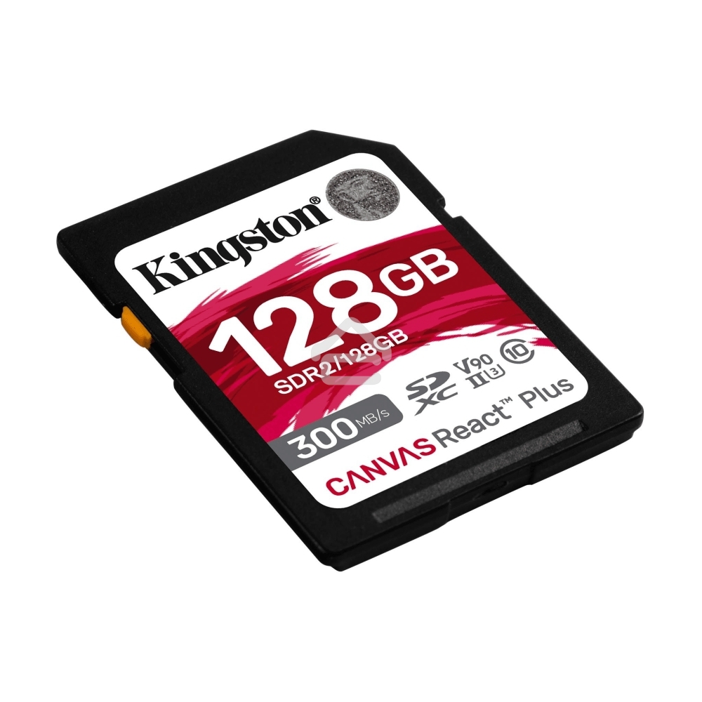 Флеш карта Kingston 128Gb Canvas React Plus SDXC UHS-II 300R/260W U3 V90
