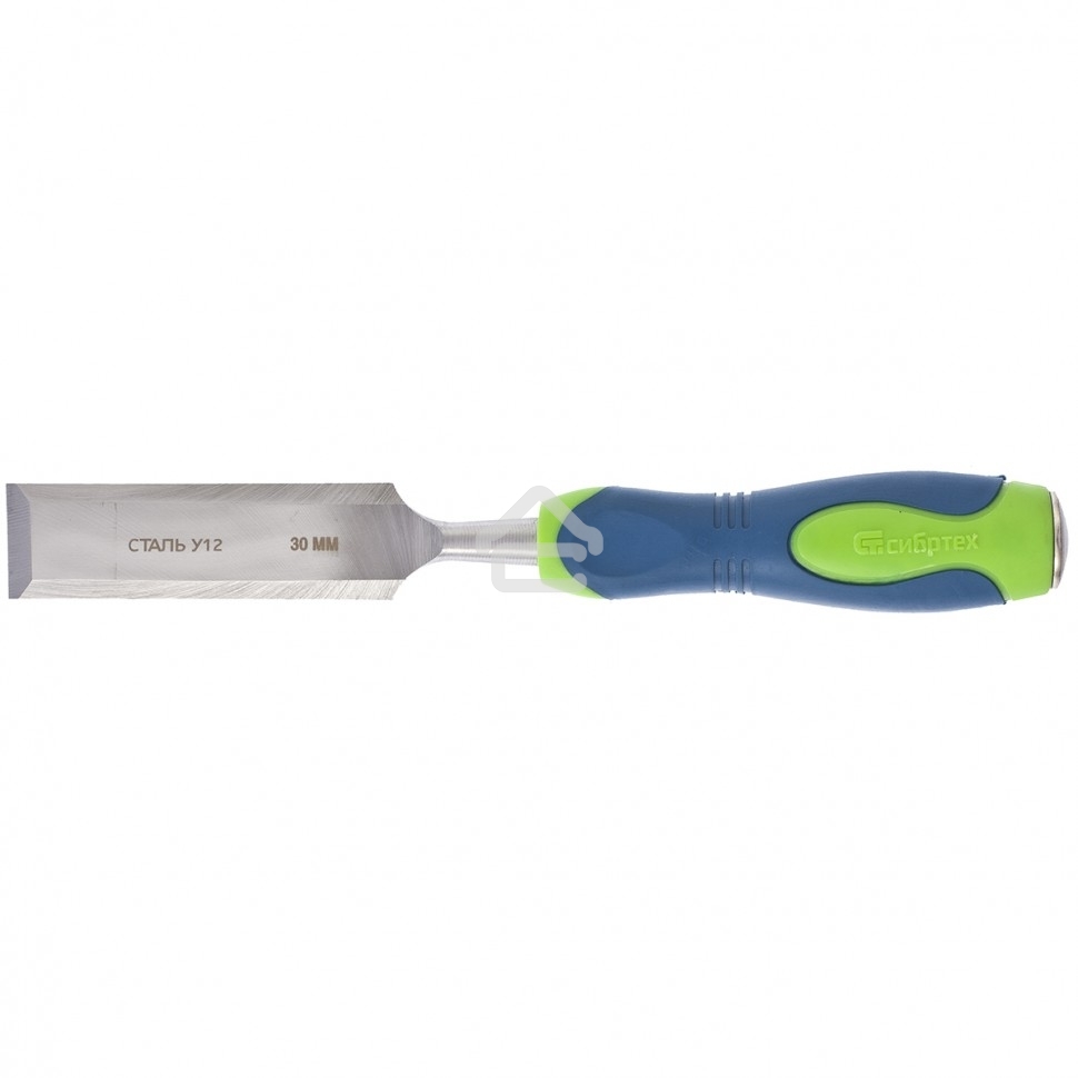 Долото-стамеска, 30мм, двухкомпонентная рукоятка Сибртех