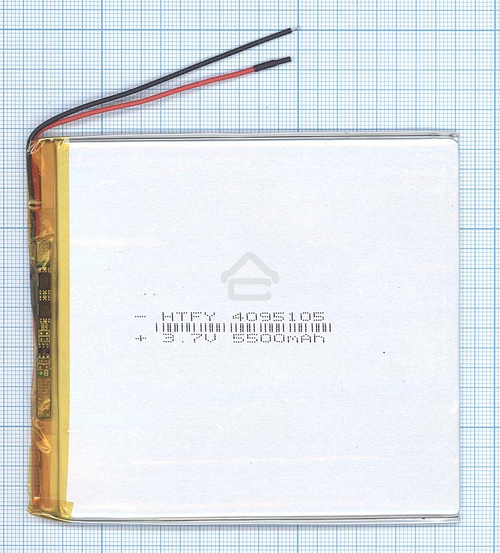 Аккумулятор Li-Pol (батарея) 4*95*105мм 2pin 3.7V/5500mAh