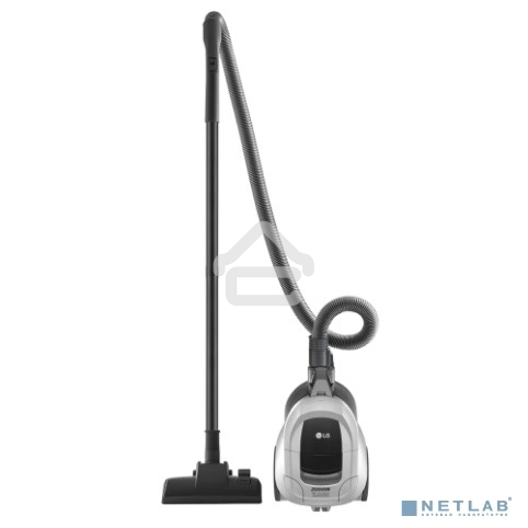 Пылесос LG VC5420NNTS серебристый/черный, 380/2000 Вт, уборка сухая, пылесборник контейнер 1.3 л