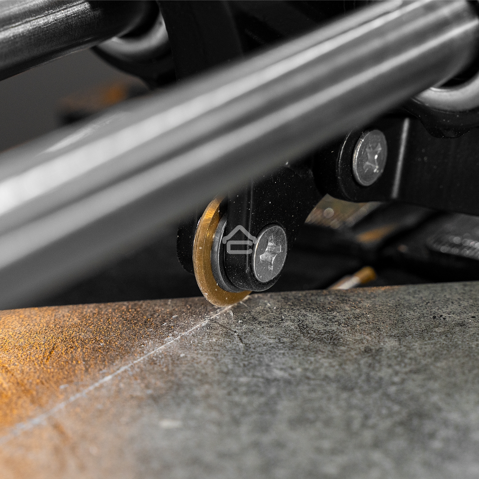 Ролик режущий с подшипником для плиткореза Denzel 22х6х6мм, TiN