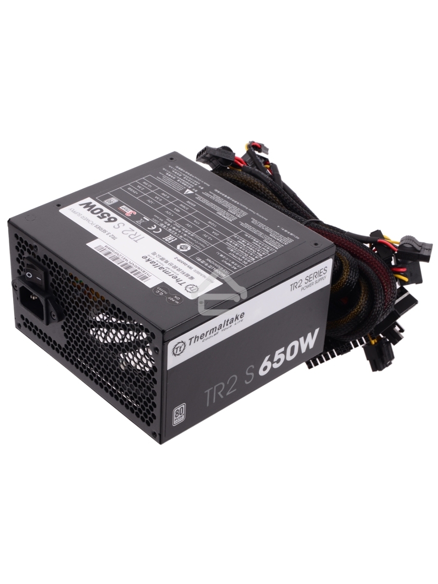 Блок питания Thermaltake TR2 S 650W Retail (PS-TRS-0650NPCWEU-2), 650Вт, 80 PLUS ,120мм, черный