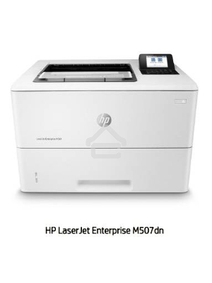 Принтер лазерный HP LaserJet Enterprise M507dn (1PV87A), A4, ч/б, печ. до 43 стр/мин, 1200 x 1200 dpi, USB, RJ-45, Air Print, Mopria