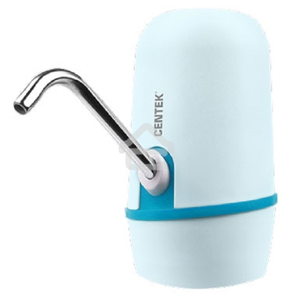 Помпа электрическая Centek CT-3002 Blue 2.2л/мин 8Вт, 2 насоса, Li 1200 мАч, USB зарядка, LED