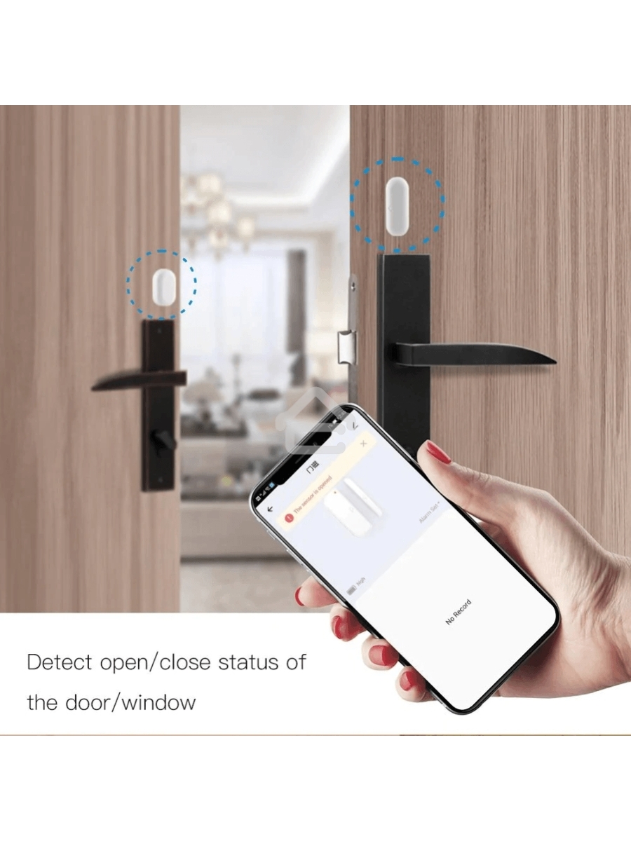 Датчик открытия дверей и окон MOES Door&Window Sensor ZSS-X-GWM-C, Zigbee, CR2032