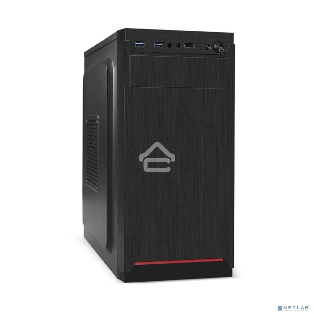 Компьютерный корпус Minitower ExeGate BAA-114U2 (mATX, без БП, 1хUSB+2хUSB 3.0, аудио, черный)