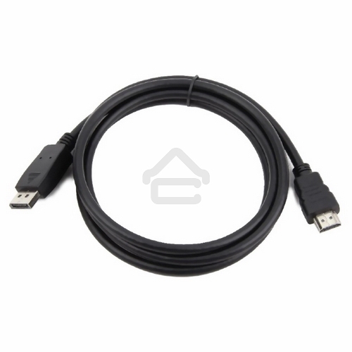 Кабель DisplayPort-HDMI Gembird/Cablexpert 3м, 20M/19M, черный, экран, пакет(CC-DP-HDMI-3M)