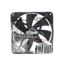 Вентилятор для корпуса Gembird 16610 черный, 140 мм, 1500 об/мин, 32.5 дБ, 3 pin