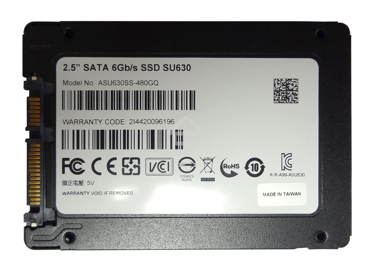 Накопитель SSD ADATA SU630, 480Gb, SATA III, 2.5