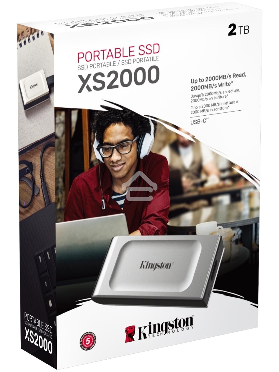 Портативный твердотельный накопитель Kingston 2TB Portable SSD XS2000