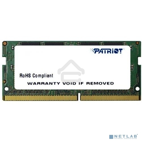 Оперативная память Patriot Signature, DDR4, 16GB (1x16 GB), 2666 MHz, CL19, SO-DIMM