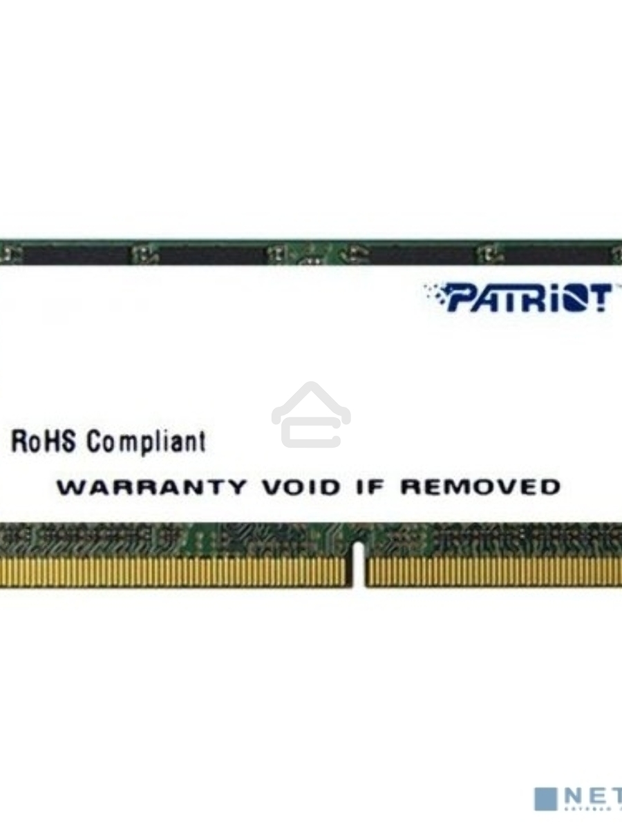 Оперативная память Patriot Signature, DDR4, 16GB (1x16 GB), 2666 MHz, CL19, SO-DIMM