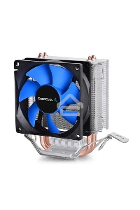 Кулер для процессора DEEPCOOL ICE EDGE MINI FS V2.0 синий, 80 мм, алюминий/медь, 2200 об/мин, 24.7 дБ, 3 pin, 100 Вт, 112 мм