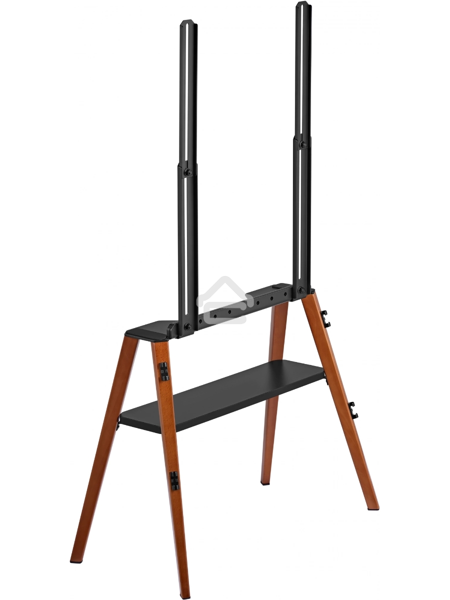 Подставка для телевизора Cactus CS-ST3645BKWN черный/орех 43