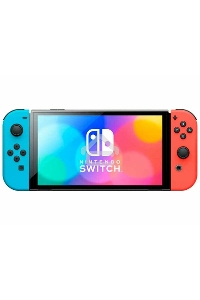 Игровая приставка Nintendo Switch OLED сине-красный