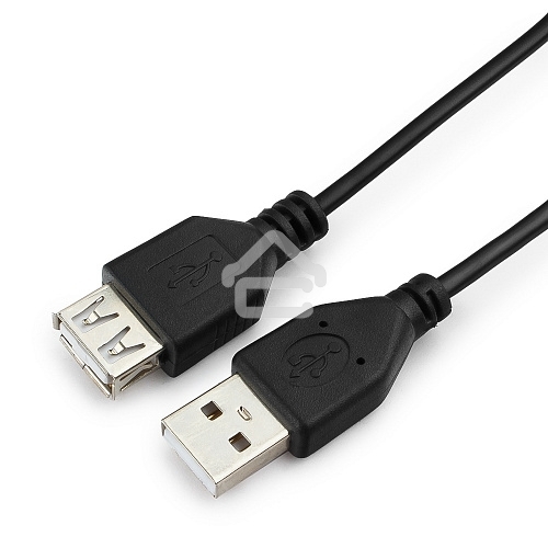Кабель-удлинитель Гарнизон USB 2.0, AM/AF, 1м, пакет (GCC-USB2-AMAF-1M)